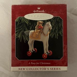 1998 Hallmark “A Pony For Christmas” ornament